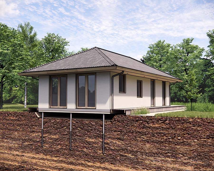 tuinhuis funderen in oss