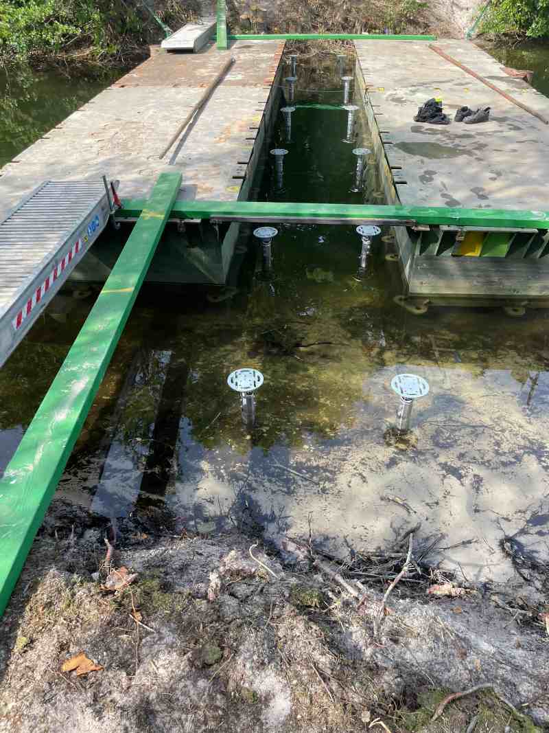 Schroeffunderingen ideaal voor toepassing in wateren.