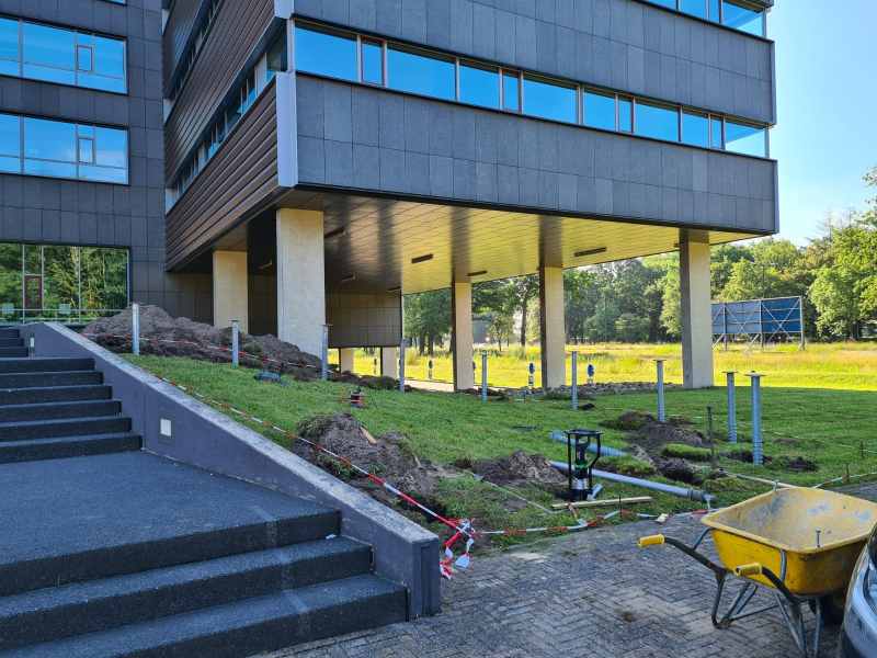 Schroeffundering kadaster apeldoorn Van Aken Schroeffunderingen realiseert fundering voor loopbrug in Apeldoorn