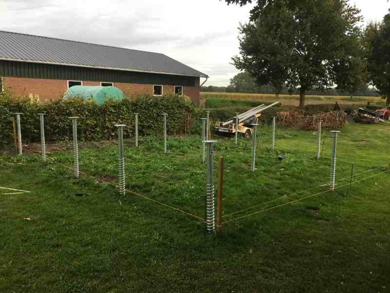 Kapschuur fundering kleigrond