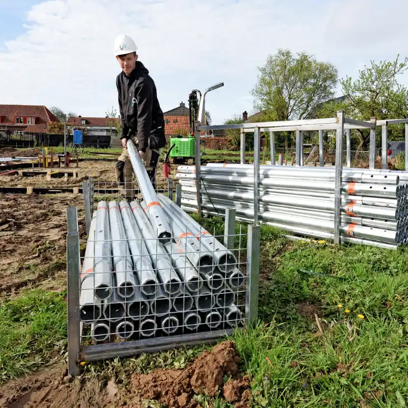 fundering woonunit met lage milieu impact