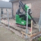 machine fundering aanbouw schroefpalen