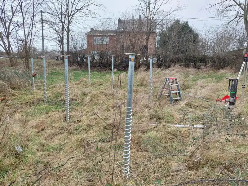 Duurzame fundering in Oupeye, België