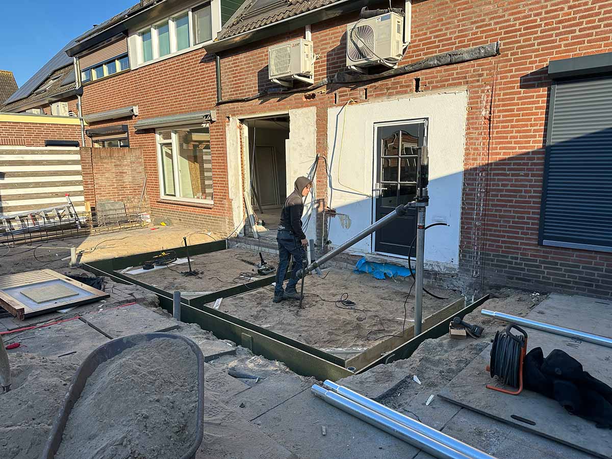 schroeffundering aanbouw nederhemert