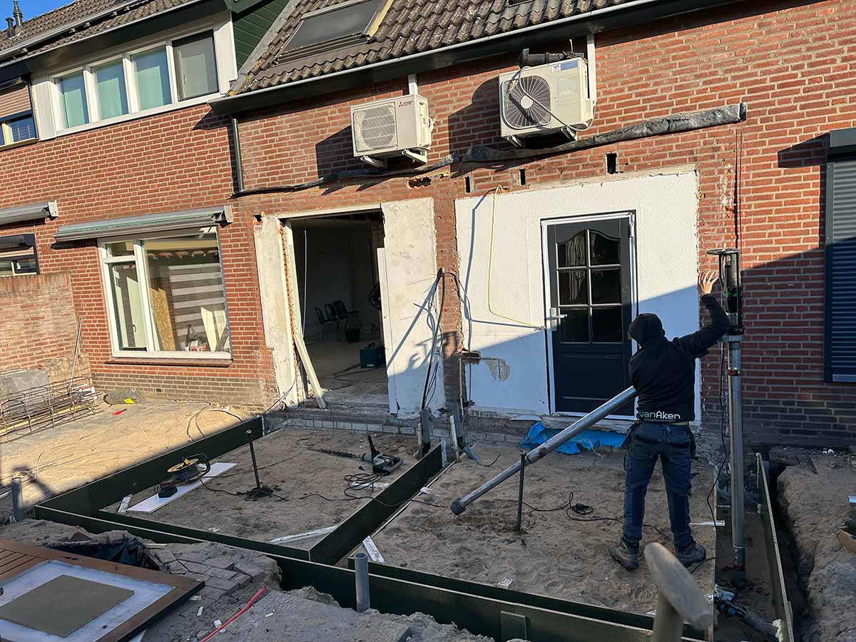 schroeffundering aanbouw nederhemert