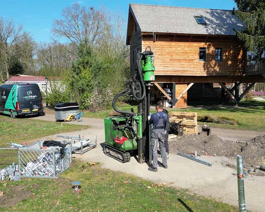 trillingsvrij funderen in vakantiepark