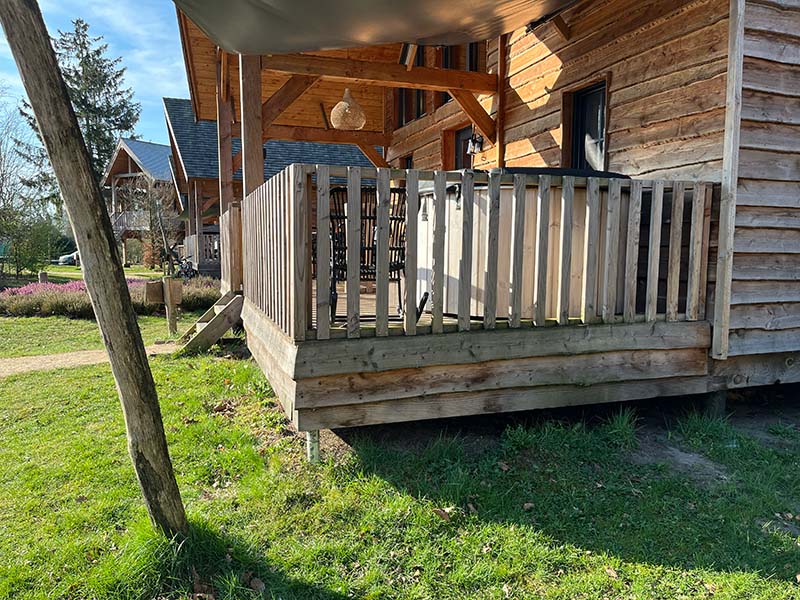 schroeffundering vakantiepark uden