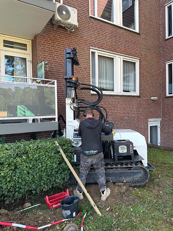 balkon funderen dmv hydraulische rupsmachine