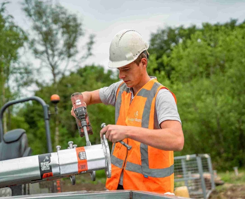 schroefpalen in tuin zonder sloopwerk