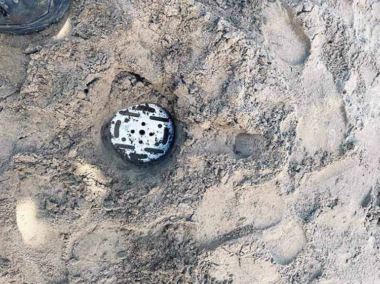 Kopplaat schroefpaal veranda fundering Kesteren klaar voor montage