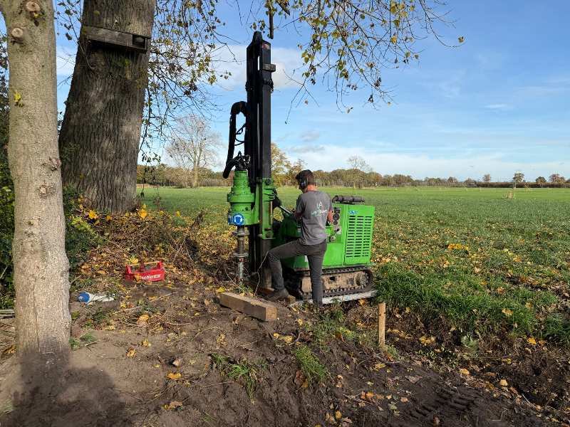 Draagkrachtige fundering in zandgrond door Van Aken Schroeffunderingen